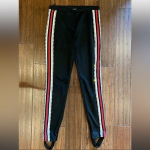 Gucci Crystal Embellished Techno Jersey Track Pants Sz medium